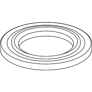 Ideal Standard DekorRosette Küche-Combi, Chrom B960452AA