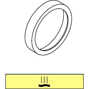 Ideal Standard bague Ideal Standard DEA, avec inserts symbole Modules de montage A860862AA, chrome