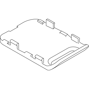 Ideal Standard cover plate waterfall ATTITUDE, A960688AA Piccolo, chrome
