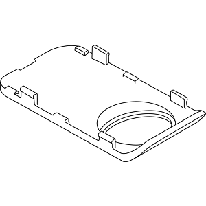 Ideal Standard cover plate aerator. ATTITUDE, A960689AA Piccolo, chrome