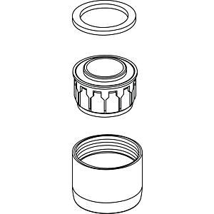 Ideal Standard Perlator 22X1-B ROALBA, chrome B964945AA