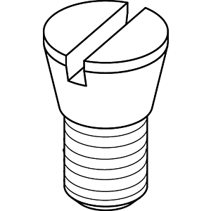 Ideal Standard handle screw m4 A961337NU
