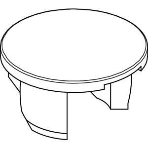 Ideal Standard Verschlußkappe Dekor ATIVE, Chrom B960473AA