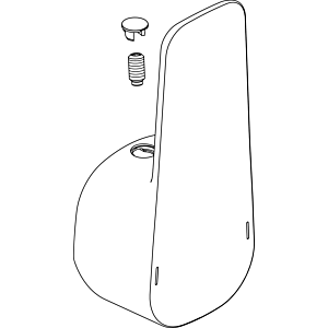 Ideal Standard lever CERAPLAN III, 40mm, B961118AA side, chrome