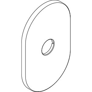 Ideal Standard CELIA rosette Z-thermostat, chrome A960054AA
