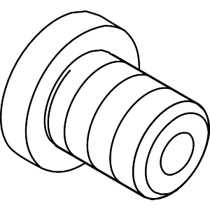 Ideal Standard Befestigungsschraube M6, A960201, A960201AA Chrom