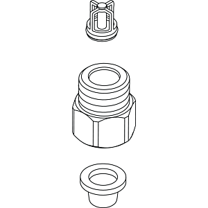 Ideal Standard holder inside u. outside G3 / 8, A962215AA chrome
