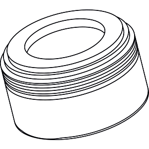 Ideal Standard Laminarsprudler B960457AA M24 X 1, Diebstahlgesichert