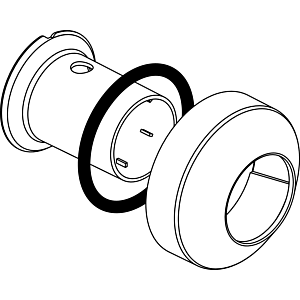 Ideal Standard rosette set, 2 pieces, chrome B960575AA