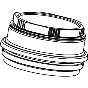 Ideal Standard cap CERAPLUS, M50X1, chrome B960627AA