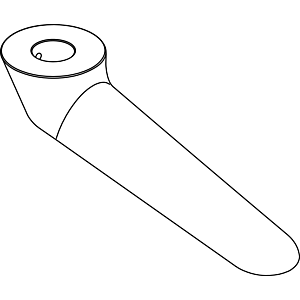 Ideal Standard fix. / Swivel spout 150mm WT, chrome B960679AA