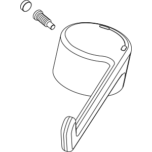 Ideal Standard handle CERAPLUS, 180mm, logo ISI, B960687AA chrome