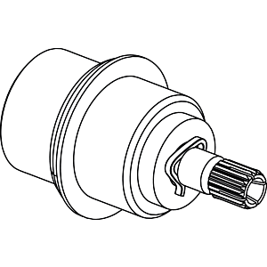 Ideal Standard Spindel kpl., Chrom A963474AA