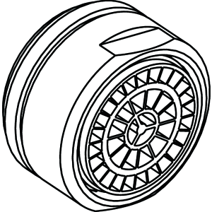 buse Ideal Standard M24X1- A , nickel mat A960321BX