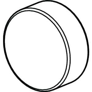 Ideal Standard and cover cap B960297AA for spout, chrome