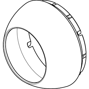 Ideal Standard Abdeckkappe ACTIVE, mit O-Ring, Chrom B960484AA