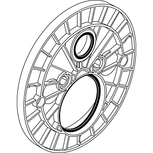 Ideal Standard rosace bade bs2 easy-box A960895NU
