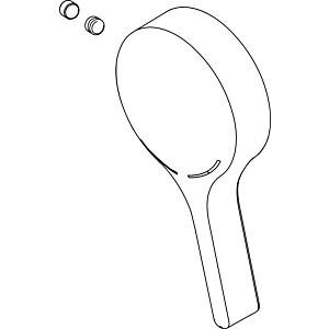 Ideal Standard lever with logo ISI MELANGE bath, A962046AA chrome