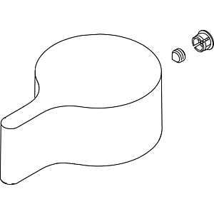 Ideal Standard avec logo MELANGE 3L-WT INDEX A962052AA rouge, chrome