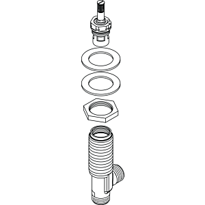 Ideal Standard side valve MELANGE 3L WT, warm A962055NU