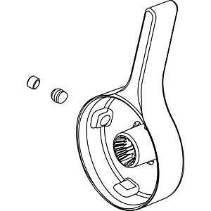 Ideal Standard Griffhebel mit Logo ISI, MELANGE, A962068AA Chrom