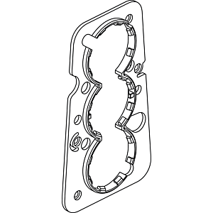 Ideal Standard rosace, petit, thermostat A962074NU