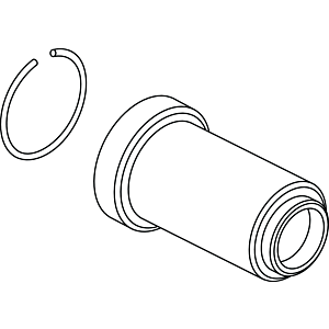 Ideal Standard Abdeckhülse f. Oberteil-Kart., A962384AA Easy Box, Chrom