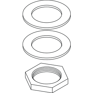 Ideal Standard Befestigungssatz A963049 A963049NU f. Seitenventil