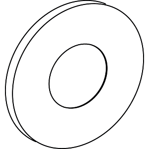 Ideal Standard Rosette, A963473AA, Chrom A963473AA