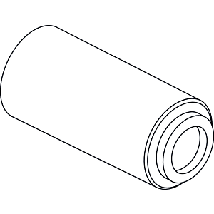 Ideal Standard sleeve for switchover BS2, A960894AA Easy Box, chrome