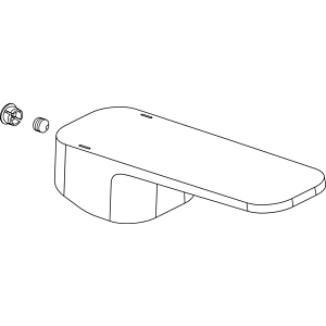 Ideal Standard handle TONIC II, 28 mm, with ISI logo, A860890AA chrome