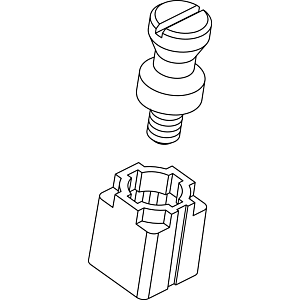adaptateur de Ideal Standard avec vis A860892NU