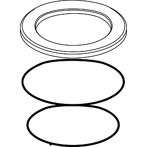 Ideal Standard rose with O-ring, chrome A860918AA