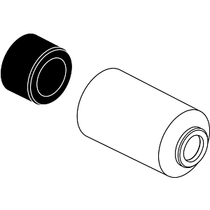 Ideal Standard Abdeckhülse f.Umschaltung EASY-BOX, A860902AA Bausatz 2, Chrom