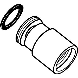 Ideal Standard Kugelgelenk M18X1 - M16,5X1, Chrom A962385AA