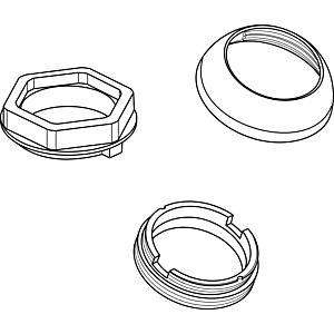 Ideal Standard protection Ideal Standard w. Bague filetée + clé, B960862AA chrome