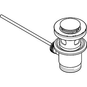 Ideal Standard Ab-und Überlaufgarnitur A961230AA komplett  chrom