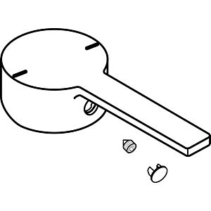 Ideal Standard avec NEON rouge / bleu, chrome A960717AA