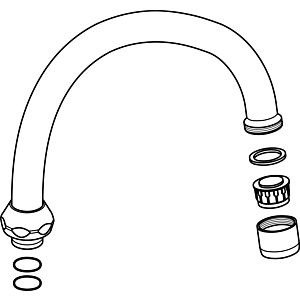 Ideal Standard outlet, 200mm, B960416AA, chrome B960416AA