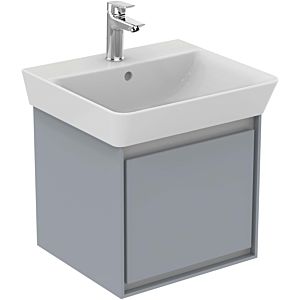 Ideal Standard Connect Air Waschtischunterschrank E0842EQ, hellgrau glänzend/weiss matt, 1 Auszug