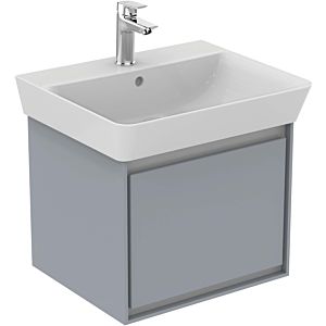 Ideal Standard Connect Air Waschtischunterschrank E0844EQ, hellgrau glänzend/weiss matt, 1 Auszug