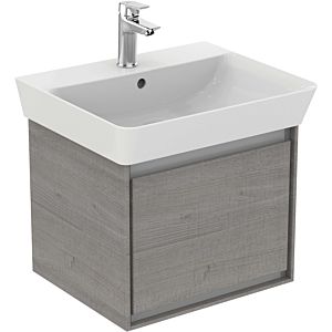 Ideal Standard Connect Air Waschtischunterschrank E0844PS, Eiche grau Dekor/weiss matt, 1 Auszug