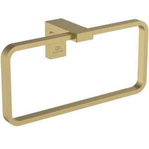 Ideal Standard Conca towel ring T4502A2 square, brushed gold