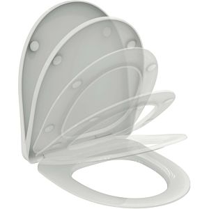 Ideal Standard i.life A Toilet Seat T467701 Softclosing, 36.5 x 44.5 x 5 cm, Wrapover Seat, Glossy White