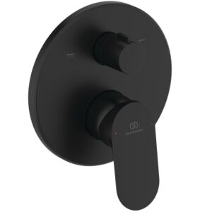 Ideal Standard CERALIFE O Finishing Set A8711XG for concealed bathroom faucet, silk black