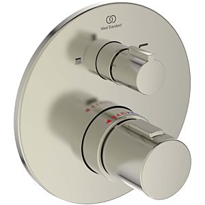 Ideal Standard Ceratherm T100 kit de montage A5815GN pour thermostat de bain encastré, kit 2, sécurité intrinsèque, acier inoxydable