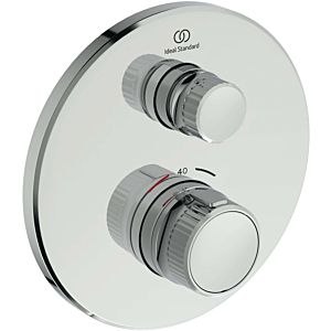 Ideal Standard CeraTherm Navigo Brausethermostat Unterputz A7295AA rund, Fertigmontageset, verchromt