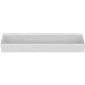 Ideal Standard Conca vasque T384501 sans trou pour robinetterie et trop-plein, sol, 1200 x450 x 145 mm, blanc
