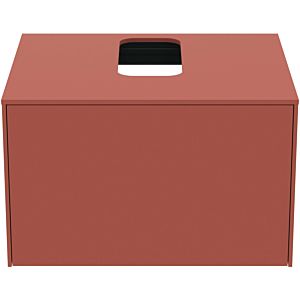 Ideal Standard vasque Conca T3928Y3 avec découpe, coulissant 2000 , 60x50,5x37 cm, centre, laqué mat Sunset