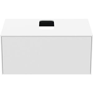 Ideal Standard vasque Conca T3929Y1 avec découpe, coulissant 2000 , 80x50,5x37 cm, centre, laqué blanc mat